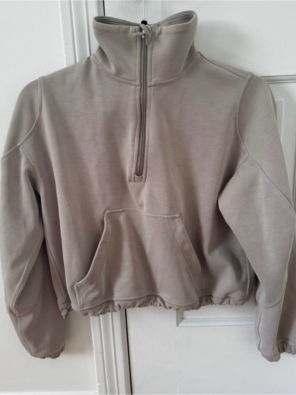 Lululemon Brushed Softstreme Half Zip , size 6 like new